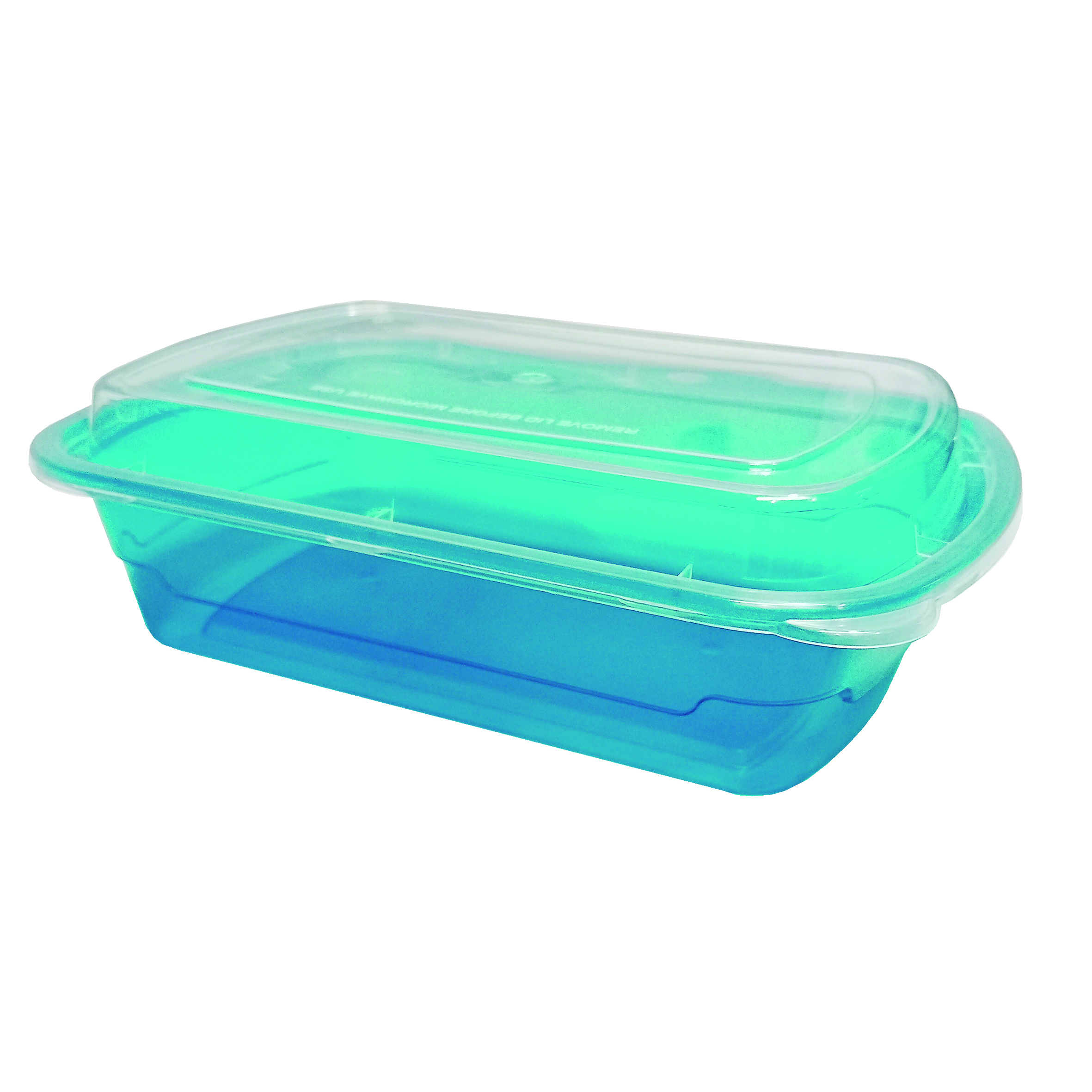 Envase de inyección de plástico rectangular 38oz - Imagen 2